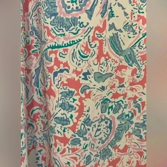 Antibes Blanc sundress v-neckline sleeveless asymmetrical hemline Sz Medium - Picture 7 of 10